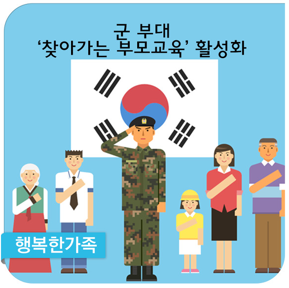 軍 부대 ‘찾아가는 부모교육’ 시동