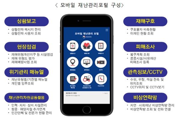 재난현장서 모바일로 실시간 대응한다