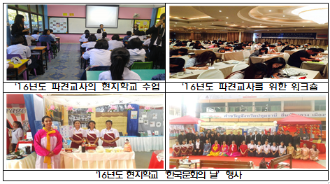 한국어 홍보에 태국 벽지로 간 58명의 선생님들