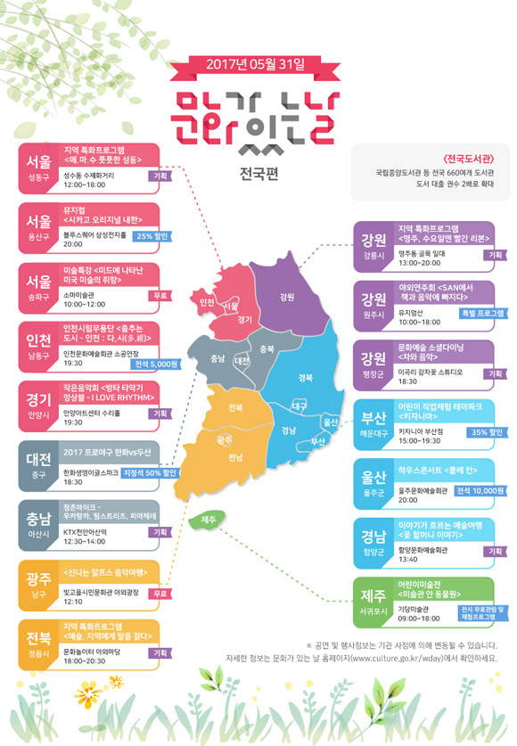 생생한 삶의 현장서 만나는 ‘문화가 있는 날’