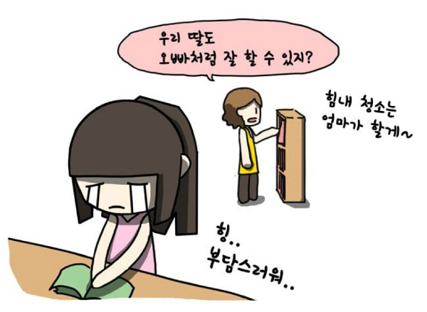 공부방에서 버릴 것을 찾아라!