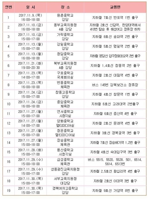 사진제공=서울시교육청