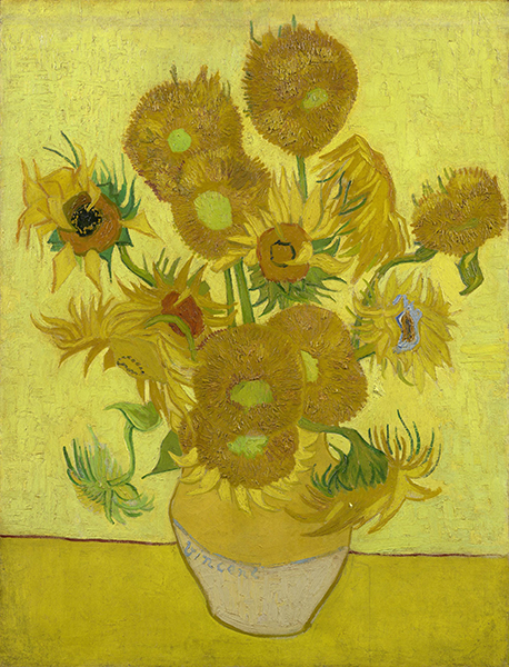 해바라기 (1888년, 캔버스에 유채, 73 x 95 cm, 반 고흐 미술관)