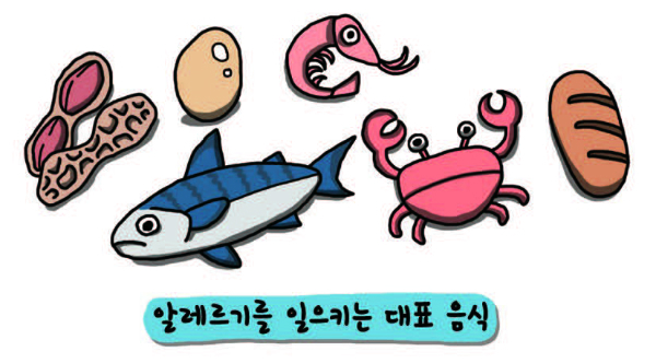 우리 아이를 피로하게 하는 음식 알레르기가 있다