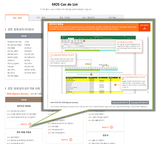 YBM, MOS 자격증 준비자 위한 ‘Can do list’ 발표