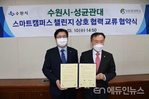 수원시-성균관대, 스마트시티 활성화 위한 협력체계 구축