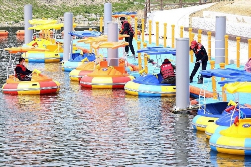 정읍시, 내달 2일부터 내장산문화광장 수상레저 체험존 범퍼 보트 운영